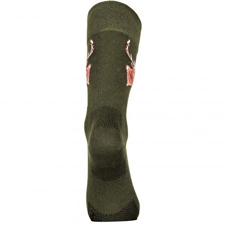  LFSJ Socks With Deer Unisex (Green)