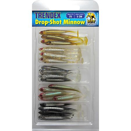 Softbait Drop-Shot Minnow (Sortiment S)