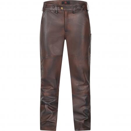  Ziegenlederhose Herren (Braun)