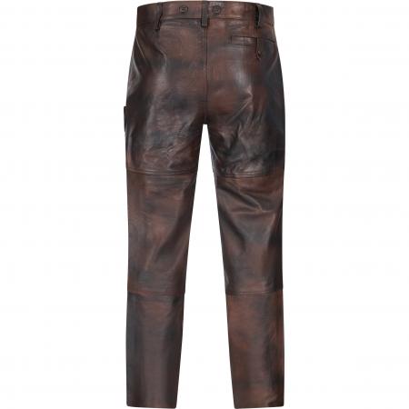  Ziegenlederhose Herren (Braun)
