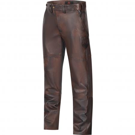  Ziegenlederhose Herren (Braun)