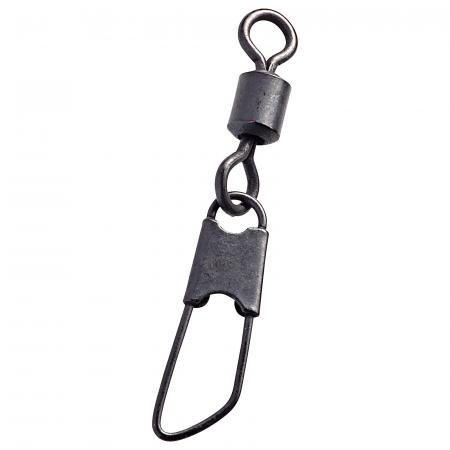  Wirbel Matt Black Swivel mit Safety Snap 