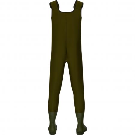  Neopren Wathose Herren (Oliv)
