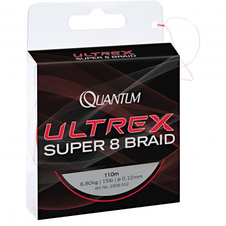 Angelschnur Ultrex Super 8 Braid (rot, 110 m)