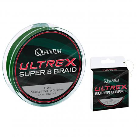  Angelschnur Ultrex Super 8 Braid (grün, 110 m)