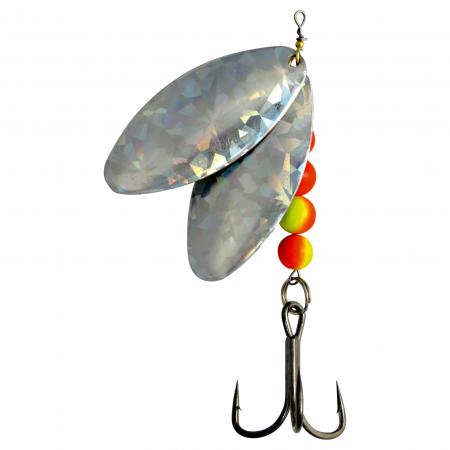  Catfish Bait Catfish Spinner Model 2 (double-leaf silver)