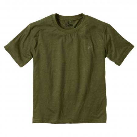  3er Set: T-Shirts Herren (Oliv/Beige/Braun)