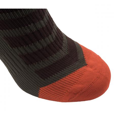  Socken Unisex, wasserdicht (Oliv/Orange)