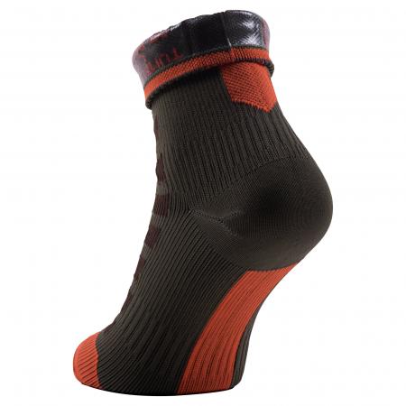  Socken Unisex, wasserdicht (Oliv/Orange)