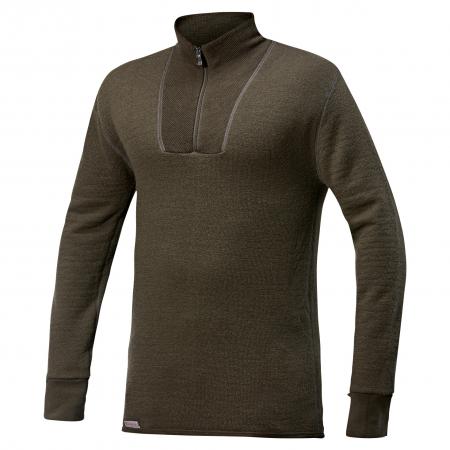 Woolpower Zip Turtleneck 200 Herren (Pine Green)