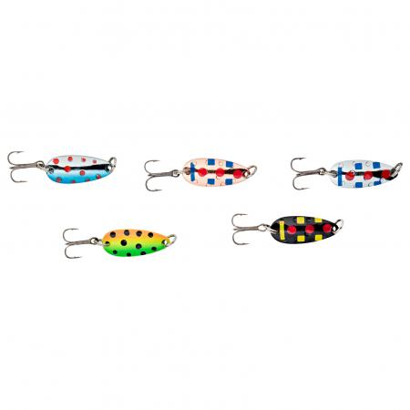  Forellen Blinker Set Attack