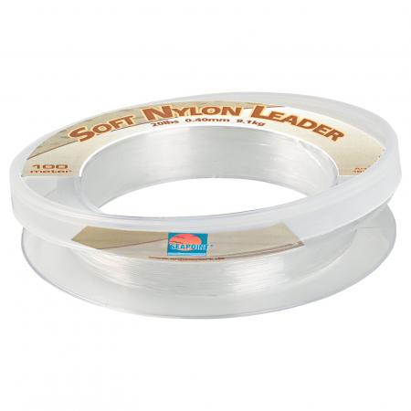  Vorfachschnur Soft Nylon Leader (transparent, 100 m)