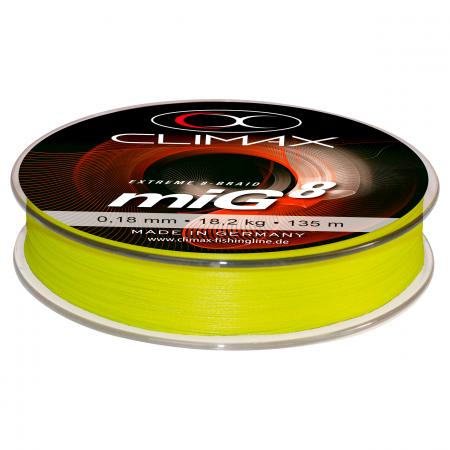  Angelschnur miG8 (fluo-gelb, 135 m)