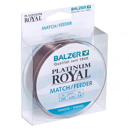 Balzer Angelschnur Platinum Royal Match / Feeder (platin, 200 m)