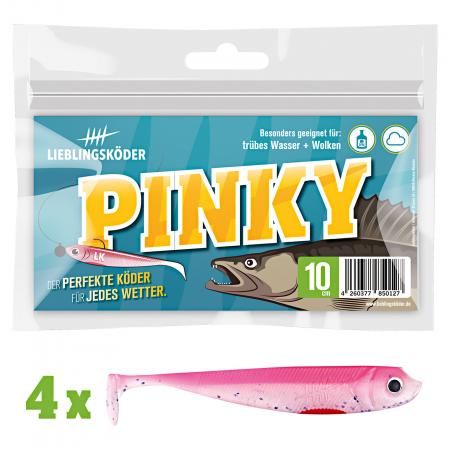 Gummifisch Zanderköder (10 cm, Pinky)
