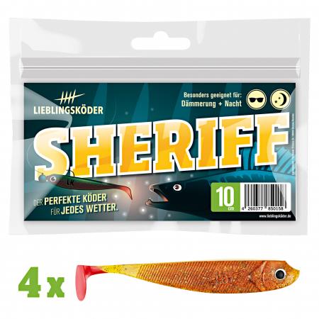 Gummifisch Zanderköder (10 cm, Sheriff)