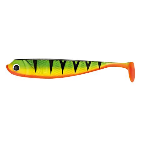  Gummifisch Zanderköder (10 cm, Firetiger)