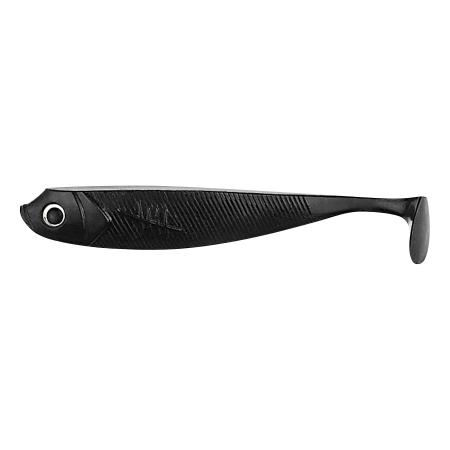  Gummifisch Zanderköder (10 cm, Mr. Black)
