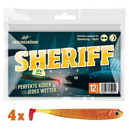  Gummifisch Zanderköder (12,5 cm, Sheriff)