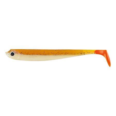  Gummifisch Hechtköder (15 cm, Whisky Orange)
