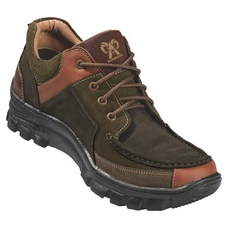 Almwalker Outdoorschuhe Ontario Herren (Oliv/Schwarz/Braun)