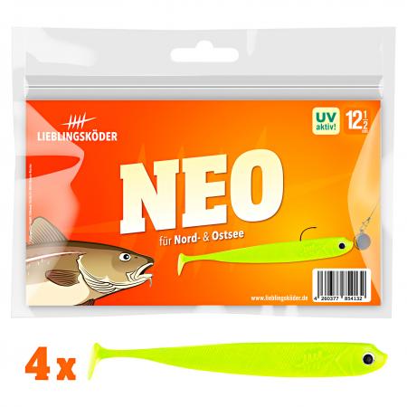  Gummifisch Zanderköder (12,5 cm, Neo)