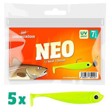 Gummifisch Barschköder (7,5 cm, Neo)