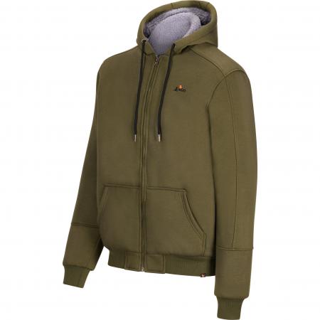 il Lago Basic Teddy Sweatjacke Spirit Herren (Oliv)