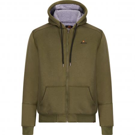 il Lago Basic Teddy Sweatjacke Spirit Herren (Oliv)