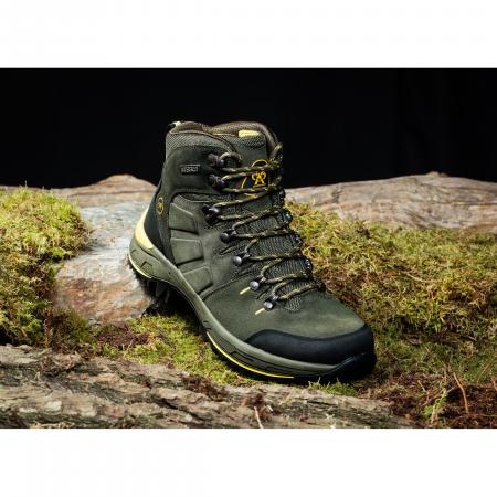 Almwalker Outdoorboots Kongo Herren (Oliv/Schwarz)