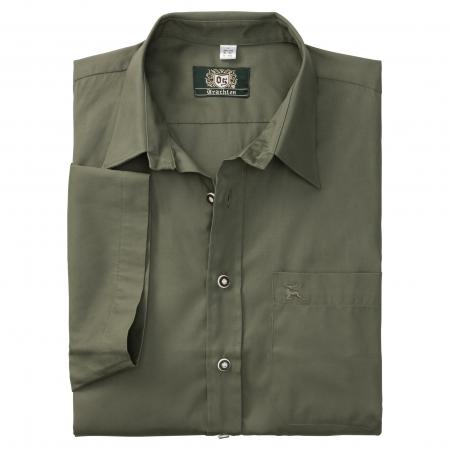  Uxdeya Shirt 1/2 Sleeve Comfort Fit Men (Traditional Green)