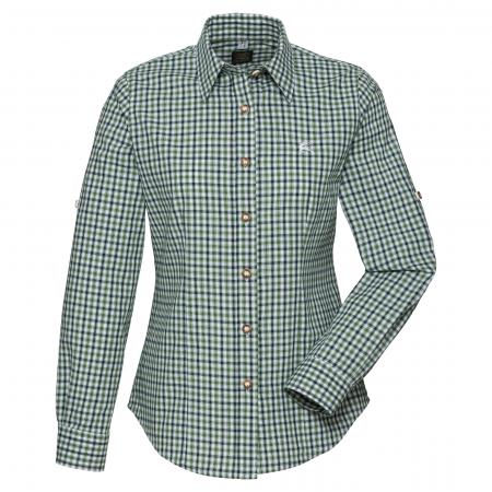  Grovo Bluse 1/1 Arm Damen (Dunkelgrün)