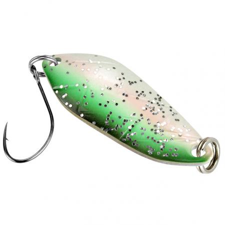  Trout Spoon Strike (2,1 g, Grün/Weiß Glitter UV)