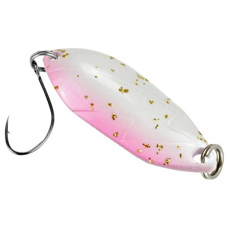 FTM Trout Spoon Hit (3.3 g, White/Pínk Glitter)