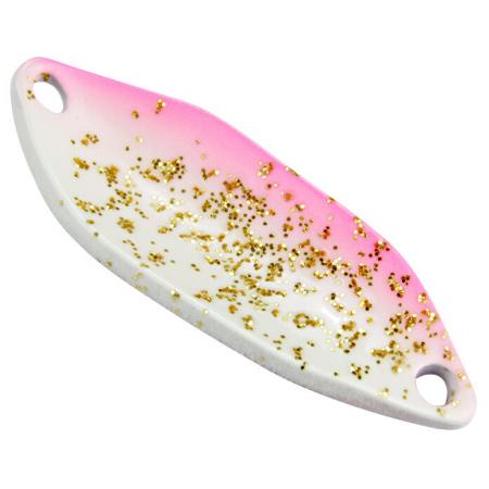 FTM Trout Spoon Hit (3.3 g, White/Pínk Glitter)