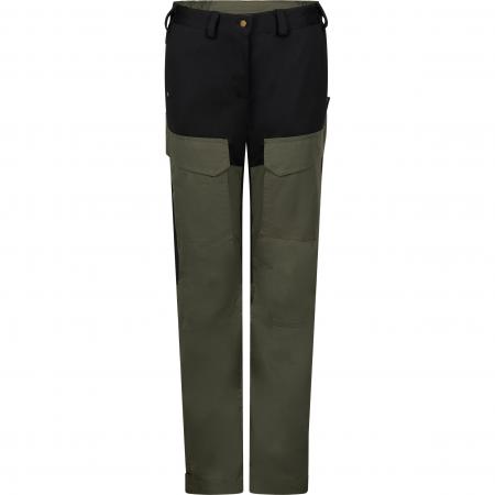il Lago Sie Outdoorhose Green Trouaska Damen (Oliv/Schwarz)