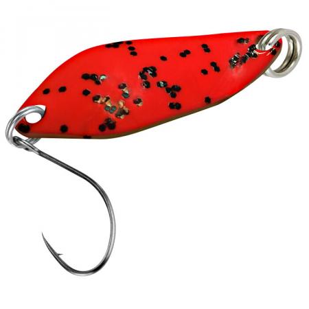  Trout Spoon Strike (2,1 g, Rot Glitter/Gelb UV)