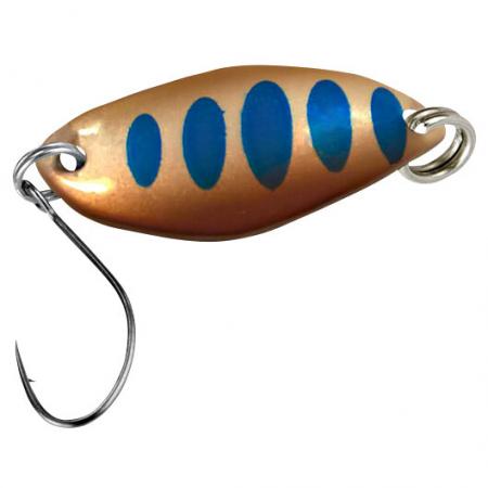  Trout Spoon Fly (1.2 g, Copper/Blue Dots)
