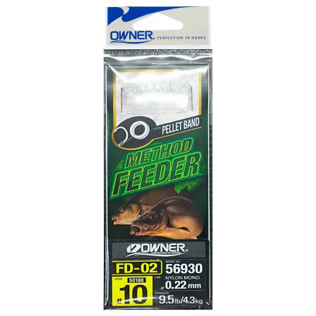 Angelhaken Method Feeder mit Pelletband
