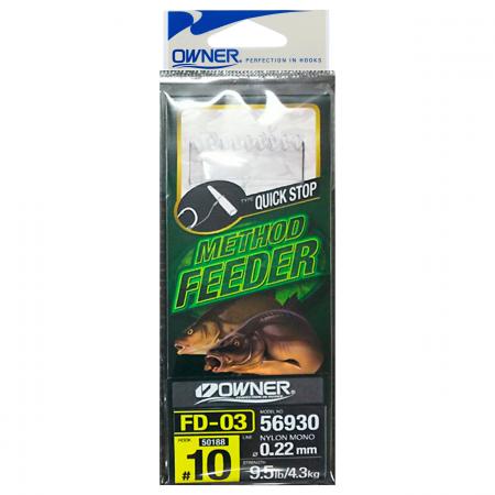 Angelhaken Method Feeder mit Quick-Stop