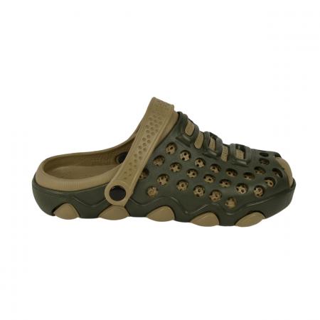Almwalker EVA Schlappen Wild Summer Unisex (Oliv/Ocker)