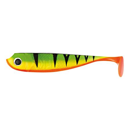  Gummifisch Barschköder (5 cm, Firetiger)