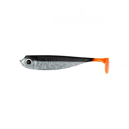  Gummifisch Zanderköder (10 cm, Black Shadow)