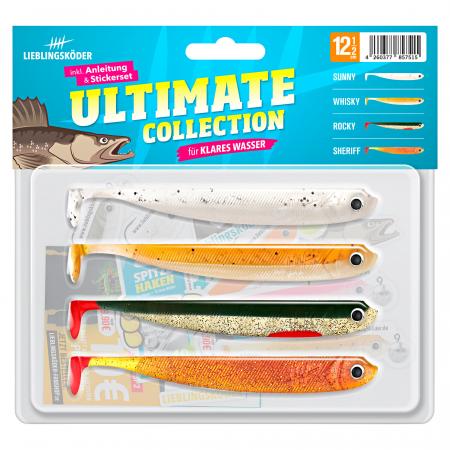  Gummifisch Zanderköder (12,5 cm, Ultimate Collection Klares Wasser)