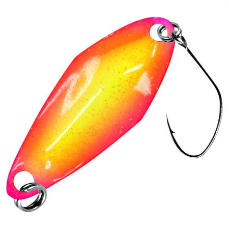 FTM Trout Spoon Tremo (2.3 g, Yellow/Pink, Black UV)