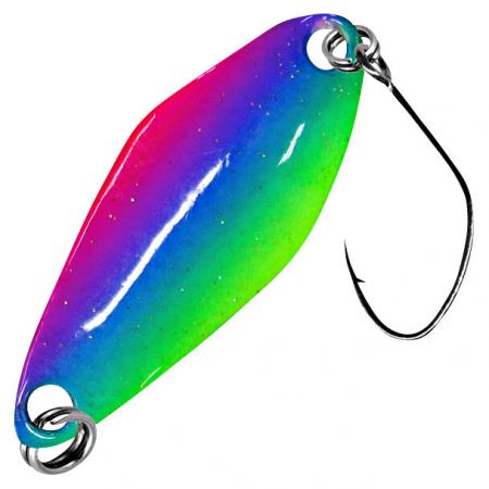  Trout Spoon Tremo (2.3 g, Pink/Blue/Green, Black UV)