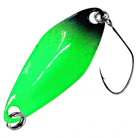  Trout Spoon Tremo (2,3 g, Grün/Schwarz, Gelb UV)