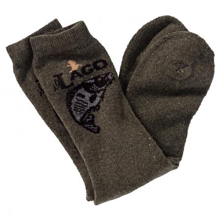 il Lago Basic Socken "Karpfen" (Oliv)