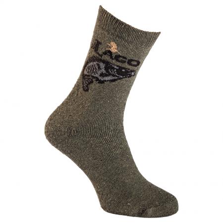 il Lago Basic Socken "Karpfen" (Oliv)