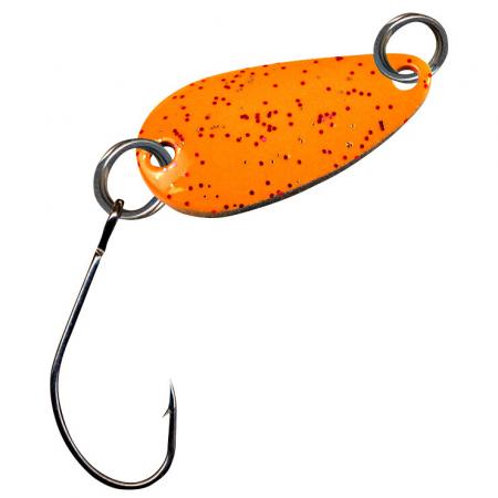  Trout Spoon Bee (Orange Glitter/Black UV)
